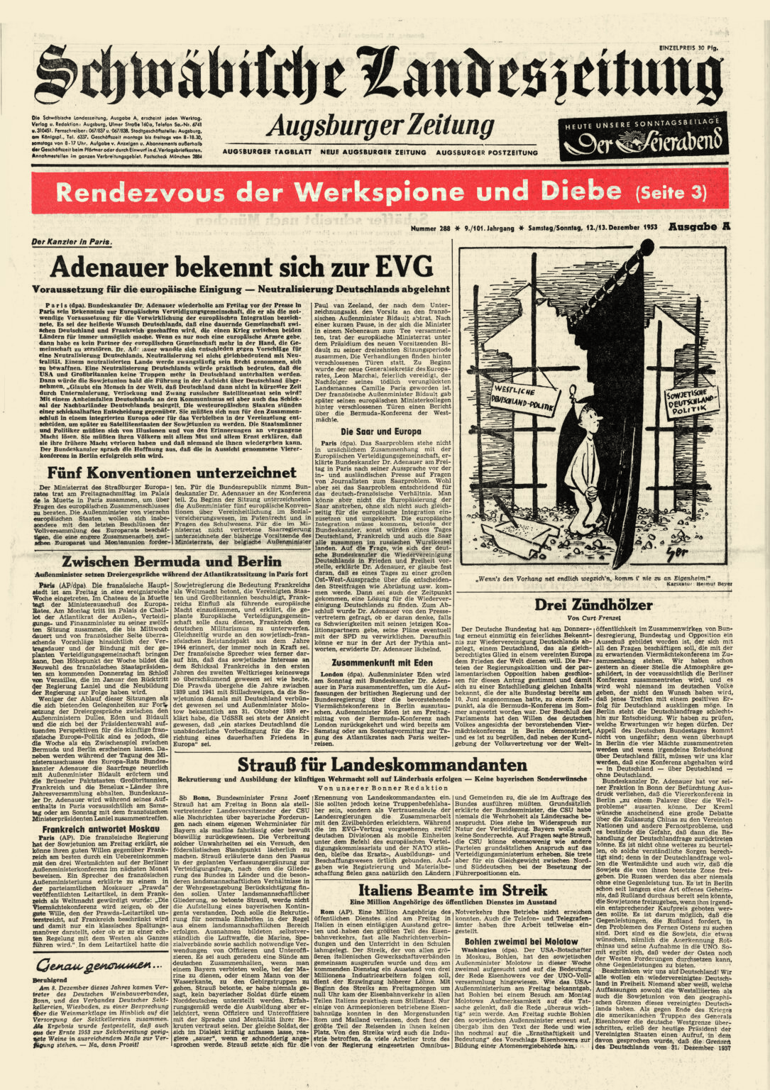 Augsburger Allgemeine 12.12.1953