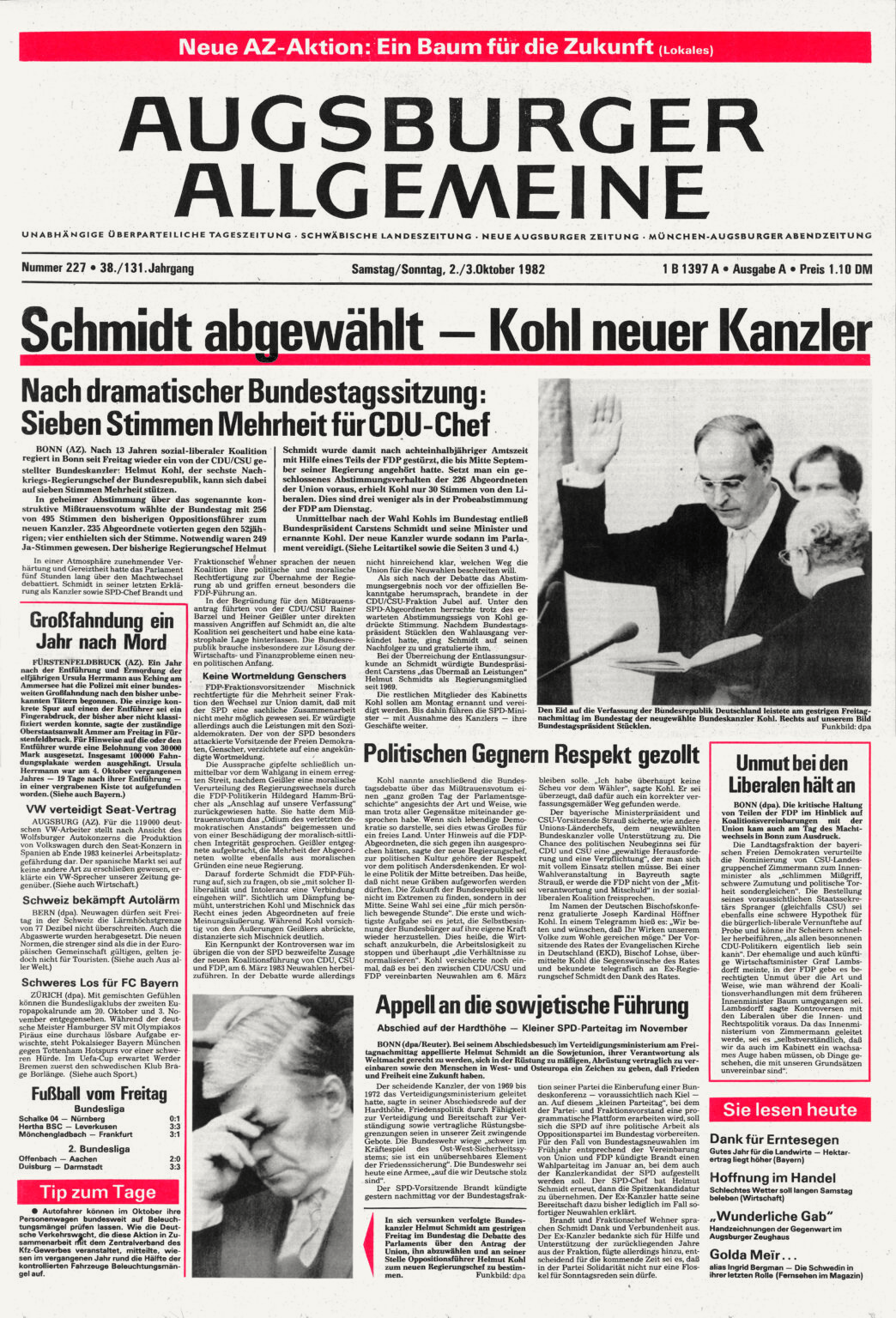 Augsburger Allgemeine 03.10.1982