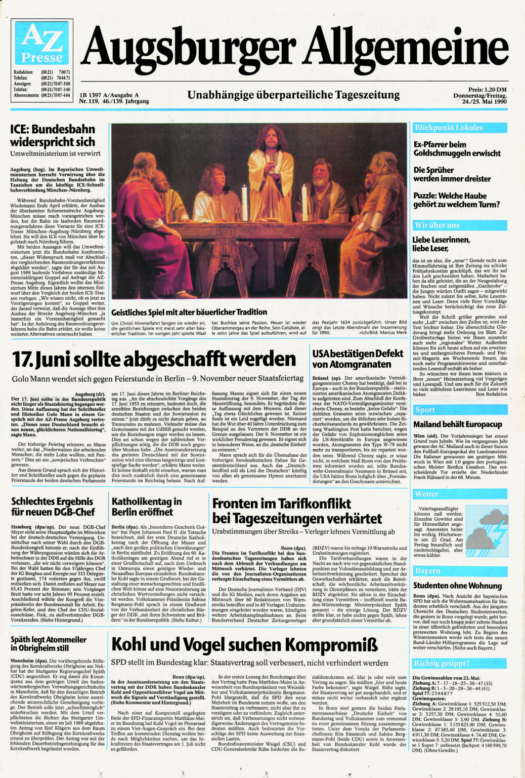 Augsburger Allgemeine 24.05.1990