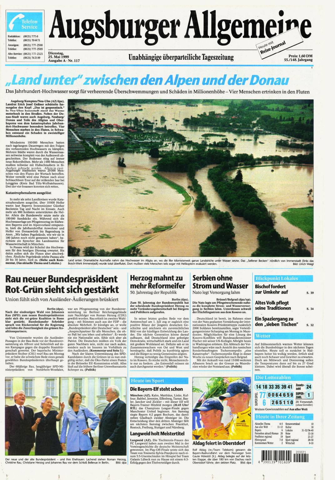 Augsburger Allgemeine 25.09.1999